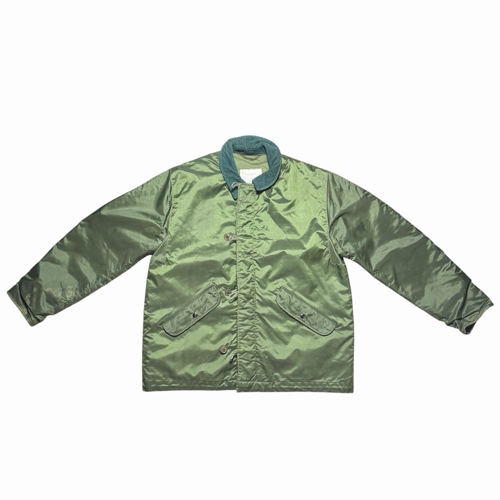 Vintage 1978 Alpha Industries USN A-1 Extreme Cold Weather Deck Jacket Large